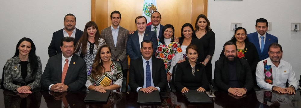 Mara Lezama firma convenio de colaboración con la Cámara de Diputados por el bienestar de las y los quintanarroenses